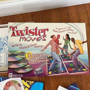 NWOT MILTON BRADLEY TWISTER MOVES 3 MUSIC CD GAME